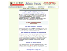 Tablet Screenshot of netfenix.com.br